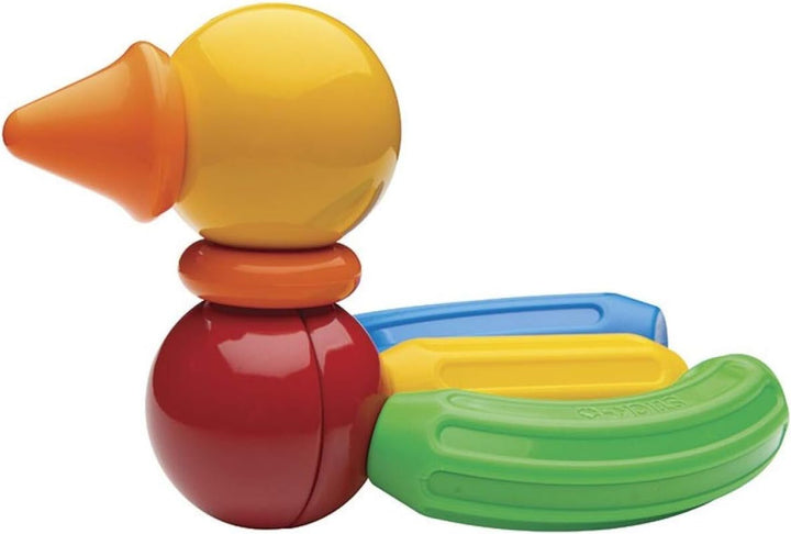 Stick-O magnetische Bausteine für Kinder ab 1 Jahre, kreatives Konstruktionsspielzeug, Lernspielzeug