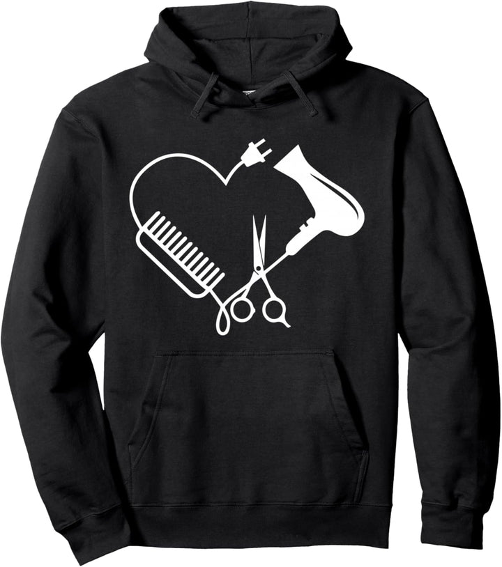 Friseurin Friseur Salon Barber Hairstylist Frisör Geschenk Pullover Hoodie