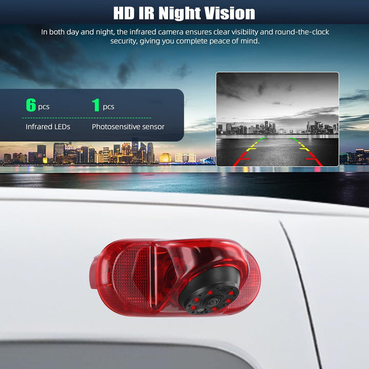 720P HD Rückfahrkamera für Renault Trafic 2001-2014/Opel Combo 2001-2011/ Opel Vivaro 2001-2014, 140