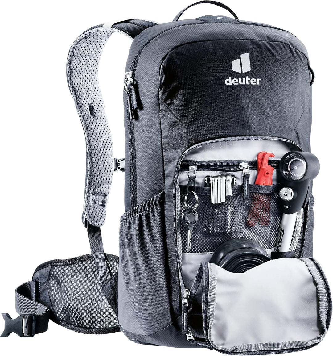 deuter Herren Bike I 20 Fahrradrucksack (1er Pack) 20 Lang Black-black, 20 Lang Black-black