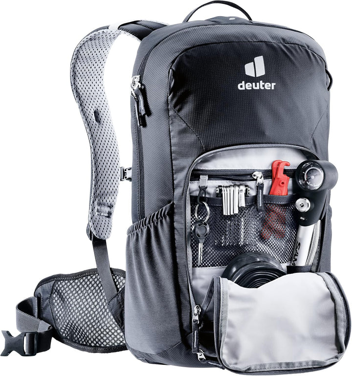 deuter Herren Bike I 20 Fahrradrucksack (1er Pack) 20 Lang Black-black, 20 Lang Black-black