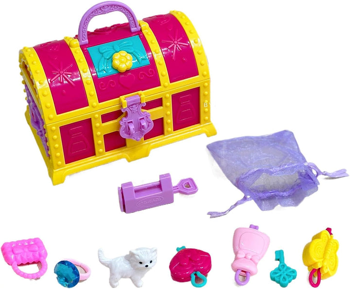 Schmuckschatulle für Mädchen, Schatzkiste für Kinder | Schmuck-Organizer - Schatz Schmuckschatulle S