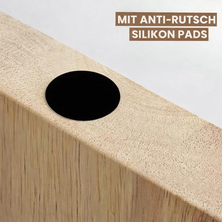 Monitor Ständer aus Holz, Ergonomischer Bildschirmerhöhung Schreibtischorganizer, Naturholz Desktop