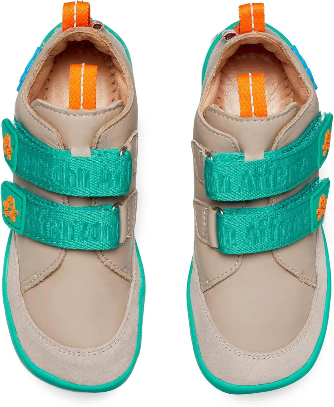 Affenzahn Barfussschuh Leder Buddy mit Klettverschluss Weich rutschfest Flexibel Reflektierend für J