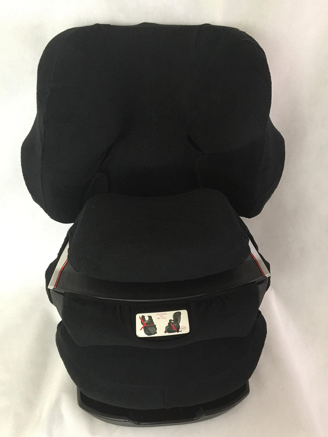 Sommerbezug Schonbezug für Cybex Pallas und Pallas 2-Fix Frottee 100% Baumwolle schwarz + Wechselbez