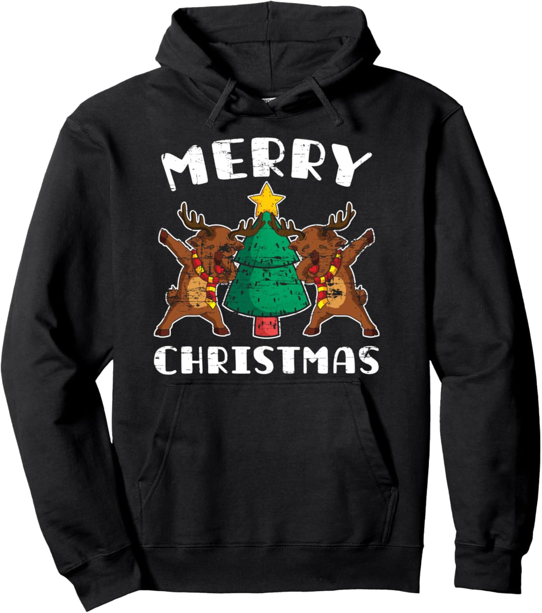 Weihanchten Tier Geschenk Dab Rentier Pullover Hoodie