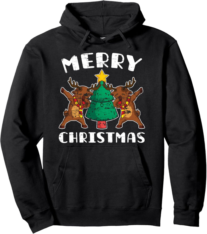 Weihanchten Tier Geschenk Dab Rentier Pullover Hoodie