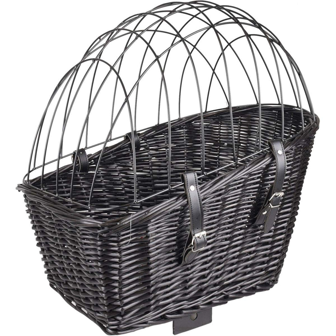Flamingo Hondenfietsmand Achterop Canna Zwart 55 x 35 x 51.5 cm Zwart