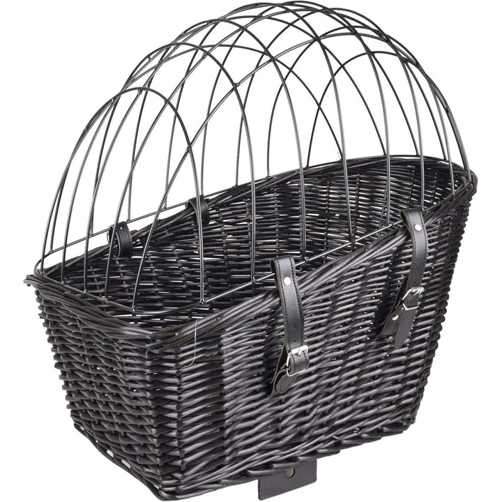 Flamingo Hondenfietsmand Achterop Canna Zwart 55 x 35 x 51.5 cm Zwart
