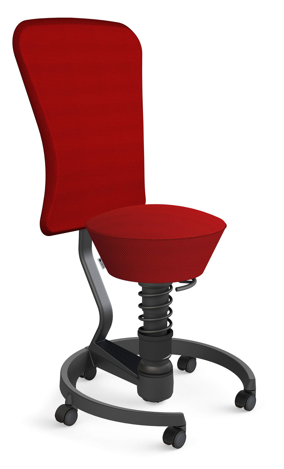 aeris Swopper Air – Ergonomischer Hocker mit extra weicher Polsterung – Bürohocker höhenverstellbar