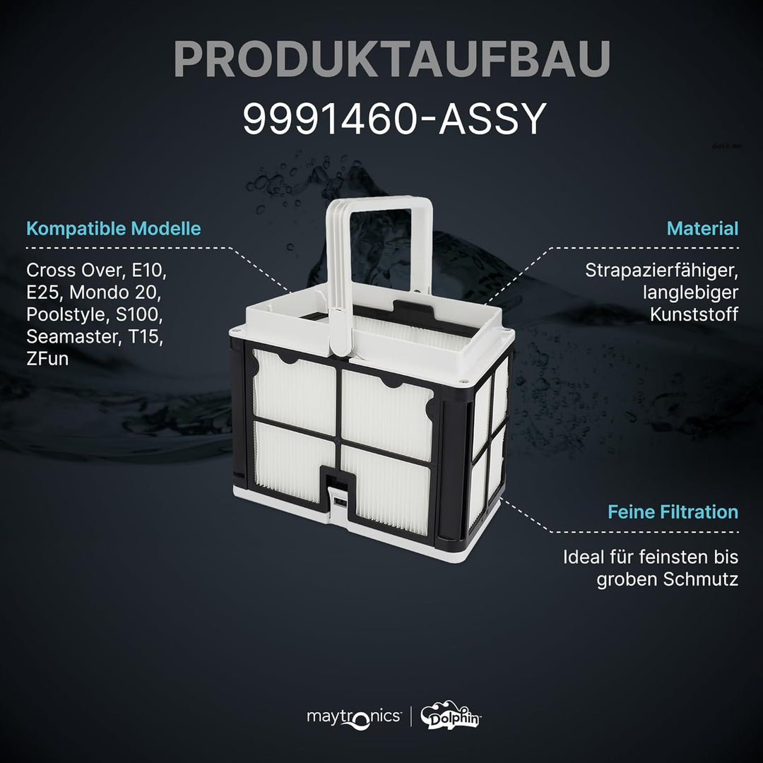 Dolphin Original Ersatzteil – ultrafeiner Filterkorb – Teilenummer 9991460-R1