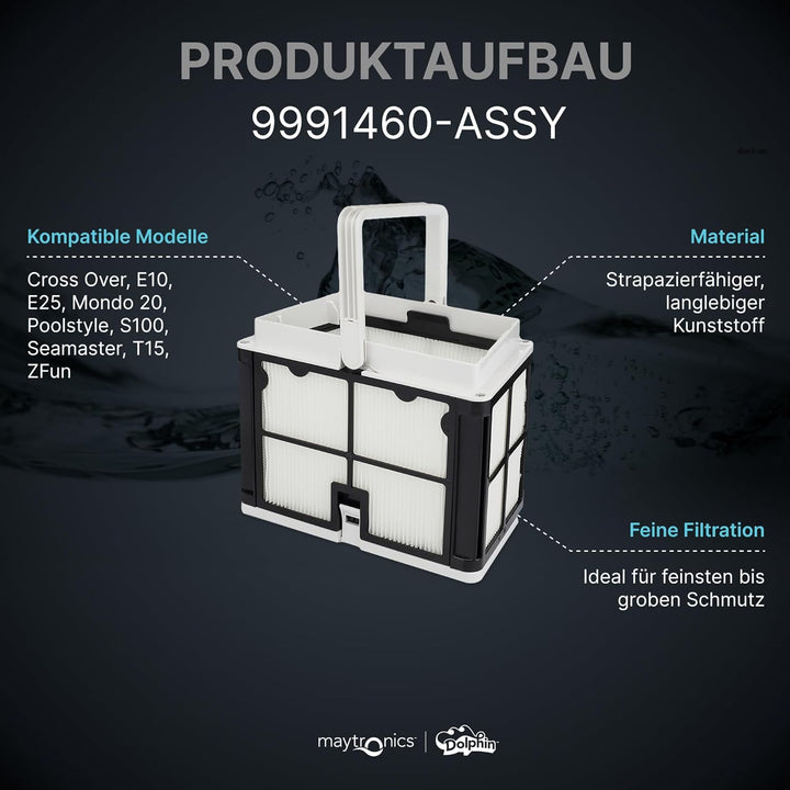 Dolphin Original Ersatzteil – ultrafeiner Filterkorb – Teilenummer 9991460-R1