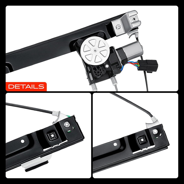 Frankberg Fensterheber Mit Motor Vorne Links Kompatibel mit XF CC9_ X250_J05_, CC9 Alle motoren 4/5-