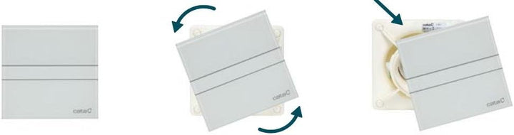 Ventilator Lüfter CATA E-100 GTH incl. Rückschlagklappe !!! Timer Nachlauf Feuchtesteuerung, Feuchte