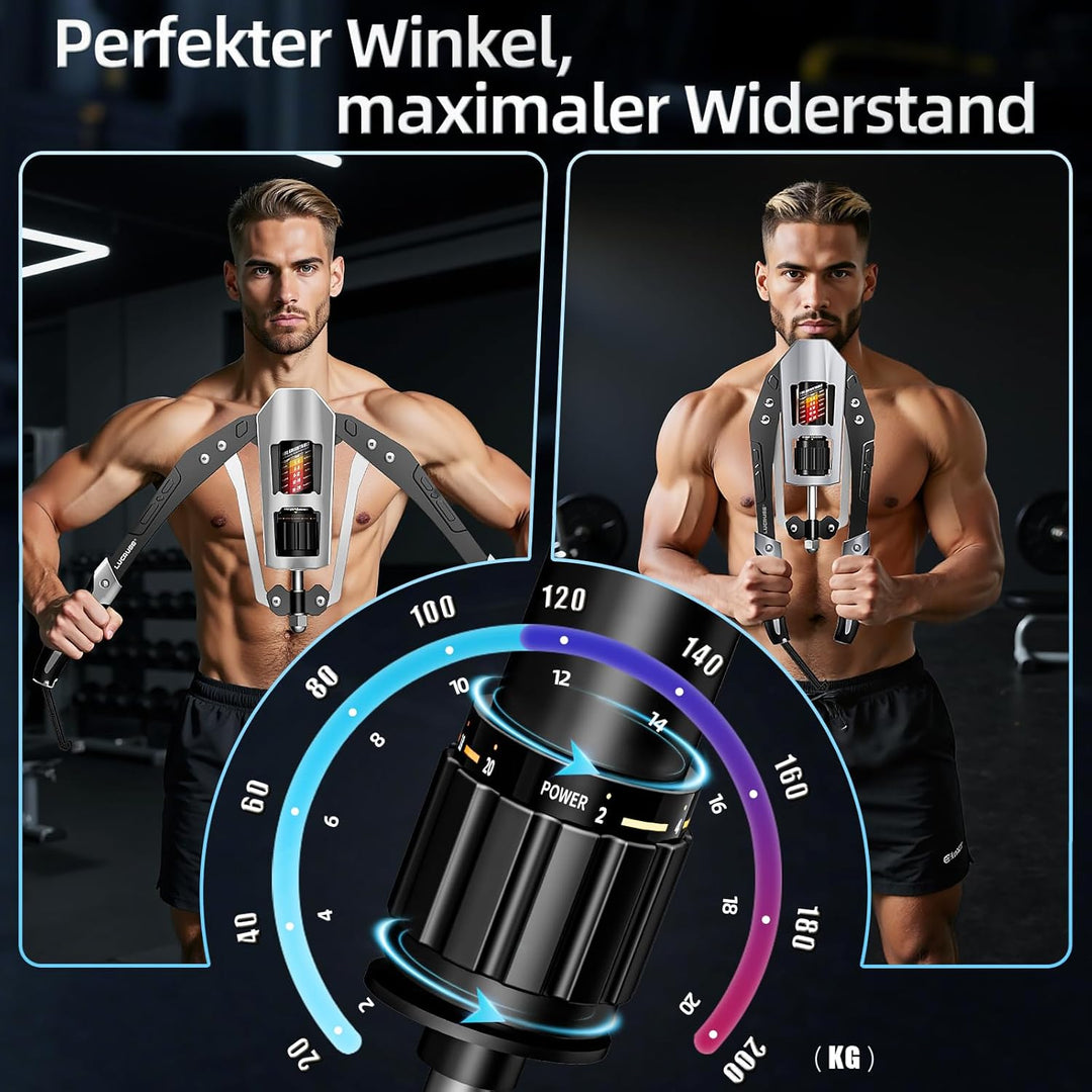 Arm Trainer mit Hydraulikzylinder – Verstellbarer Twister für Arme, Brust und Schultern, Fitness-Exp
