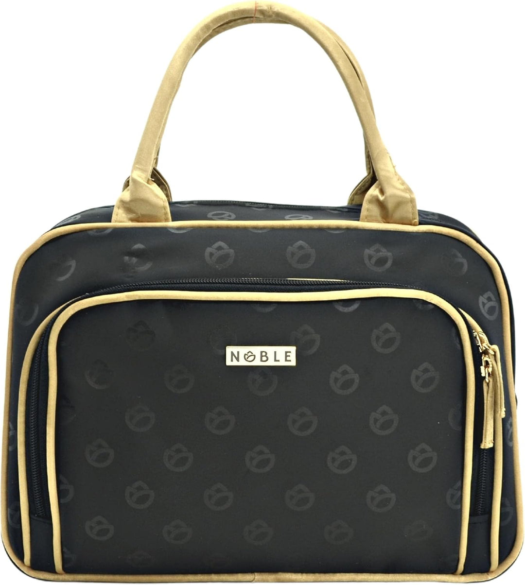 NOBLE Damen Kosmetikkoffer, Handtasche, Reisekoffer, Geräumige Elegante Blossom Kollektion B005, B00