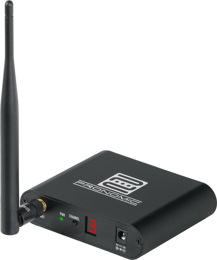 Pronomic SDT-40 Silent Disco V2 Sender - 863-865 MHz UHF Funkübertragung - bis 100 m Reichweite - St