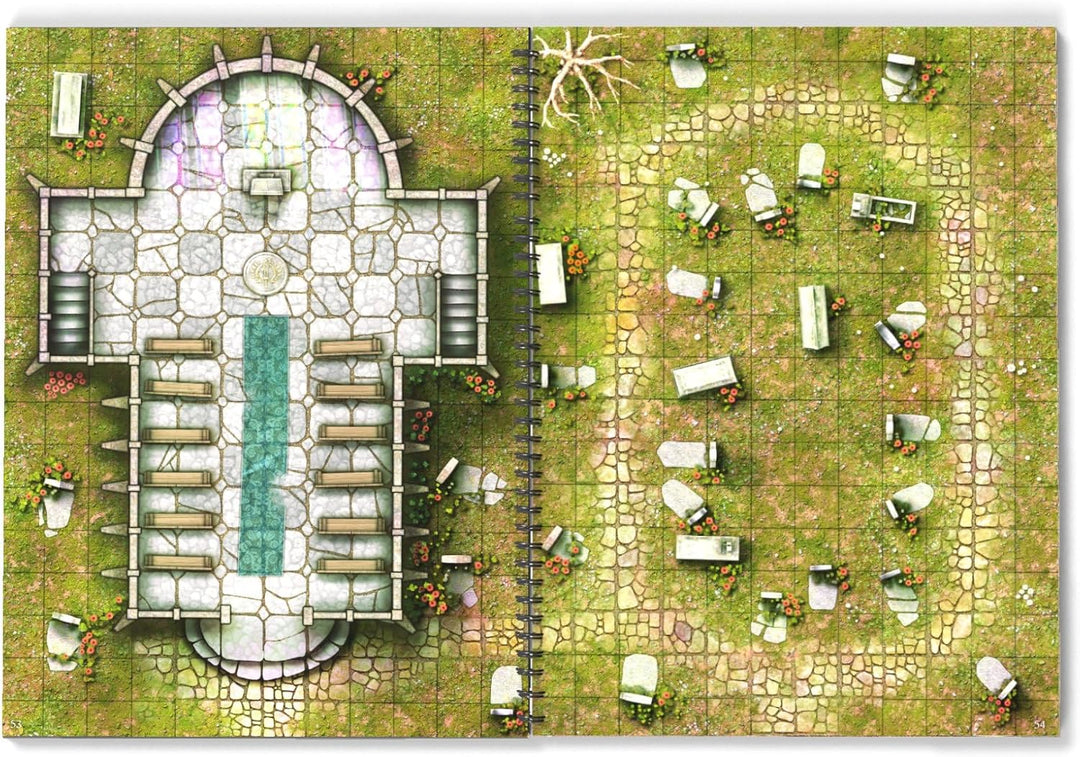 Loke Battle Mats | Giant Book of Streets Sewers & Cemeteries