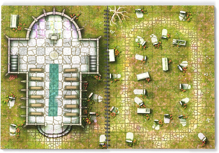 Loke Battle Mats | Giant Book of Streets Sewers & Cemeteries