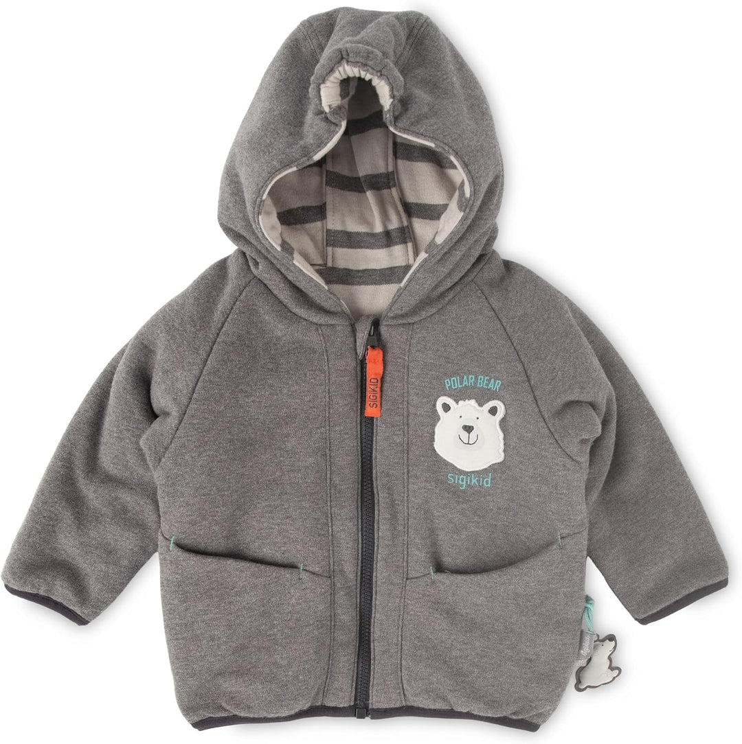 Sigikid Baby-Jungen Wattiert Polar Expedition Wendejacke 62 Grau, 62 Grau