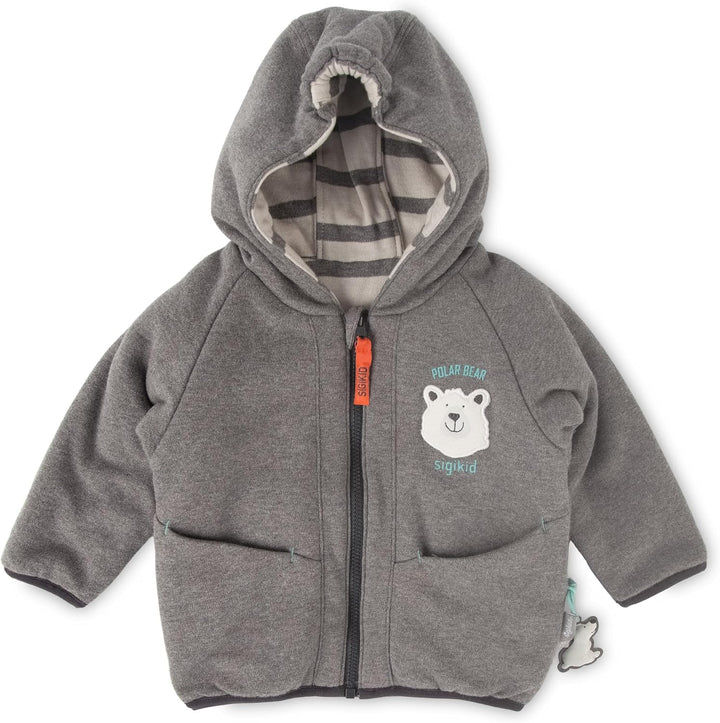 Sigikid Baby-Jungen Wattiert Polar Expedition Wendejacke 62 Grau, 62 Grau