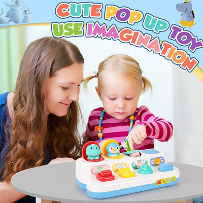 LZDMY Pop up Baby Spielzeug ab 12 Monate, Montessori Spielzeug ab 1 Jahr Motorikspielzeug ab 6 Monte