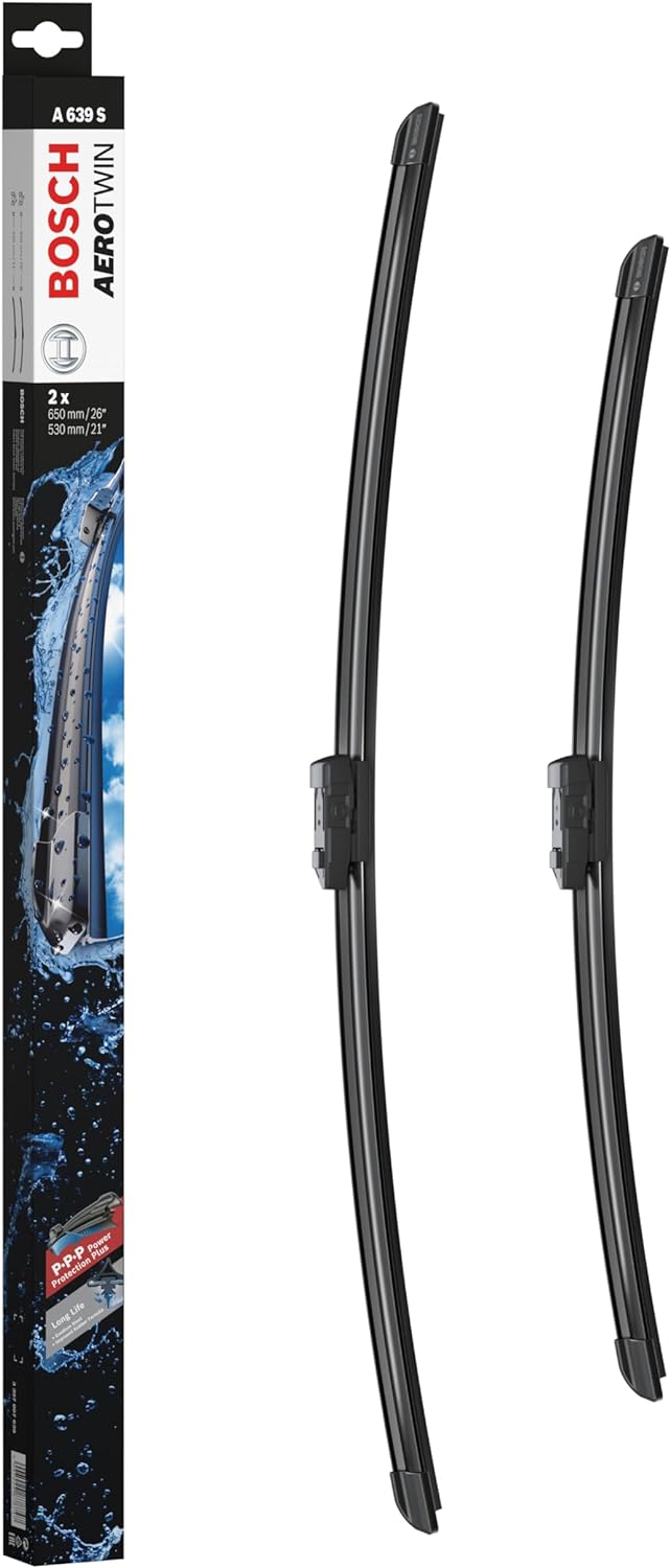 Bosch Scheibenwischer Aerotwin A639S, Länge: 650mm/530mm − Set für Frontscheibe - Nur für Rechtslenk