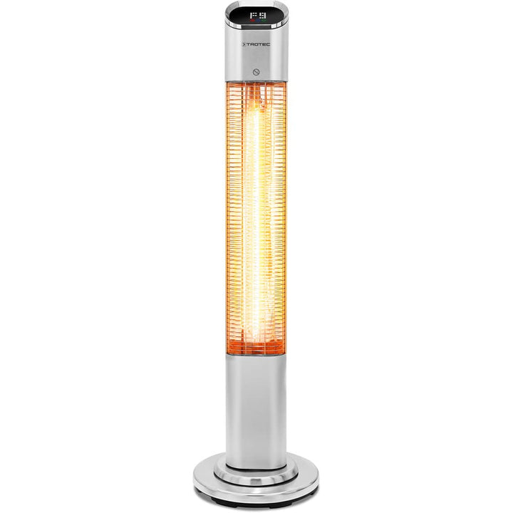TROTEC Infrarotheizung Standgerät IRS 2050 E – Heizleistung 200 W / 2000 W – Heizstrahler, IP25, ink