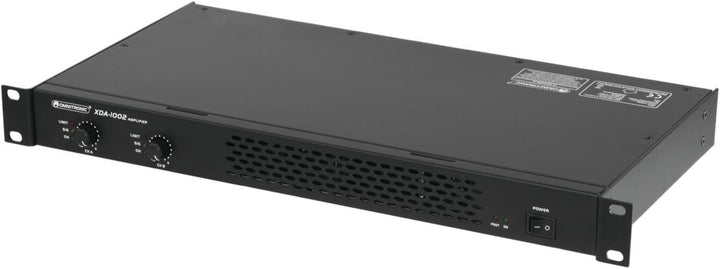 Omnitronic XDA-1002 Class-D-Verstärker | Stereo-PA-Verstärker mit Schaltnetzteil, 2 x 510 W / 4 Ohm,