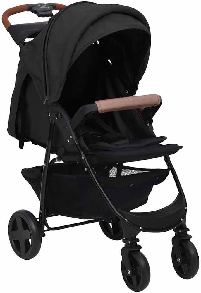 vidaXL Kinderwagen 2-in-1 Klappbar Kombikinderwagen Kinder Baby Buggy Sportwagen Reisebuggy Babywage