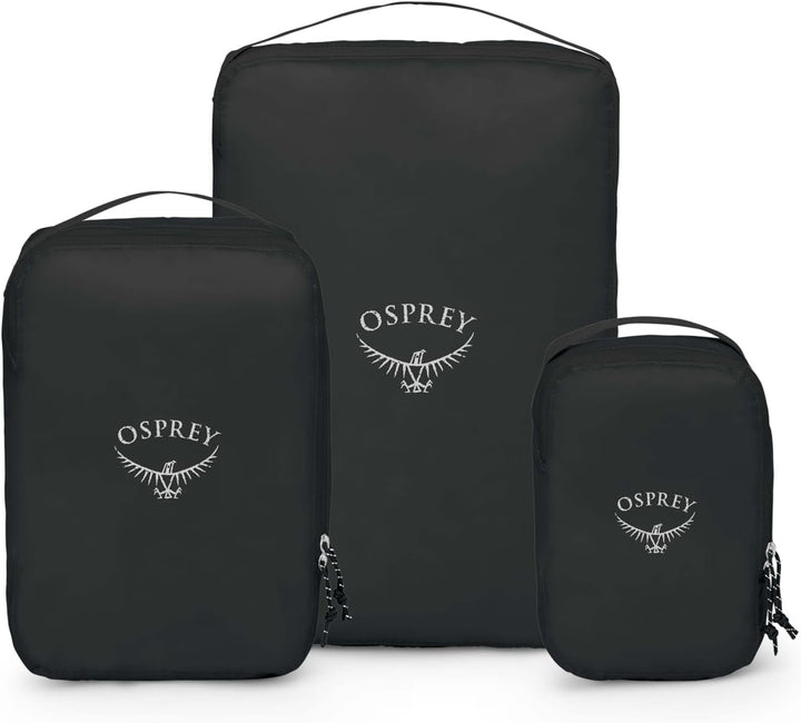 Osprey Ultralight Packing Cube Black Large Black Set Packing Cube Set, Black Set Packing Cube Set