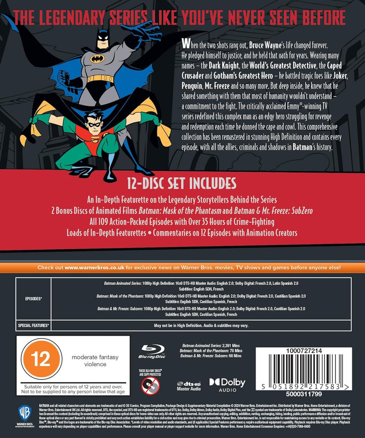 Batman: The Complete Animated Series [Blu-ray] [1992], Blu-ray