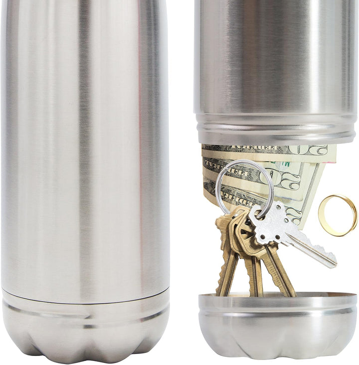 Stash-it Diversion Wasserflasche aus Edelstahl mit verstecktem Platz für diskreter Köder, für Reisen
