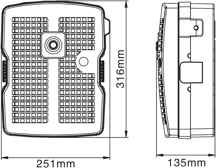 SunSun CUF-2500 3in1 Filter & 2500l Springbrunnen 28W & 9W UV-Klärer