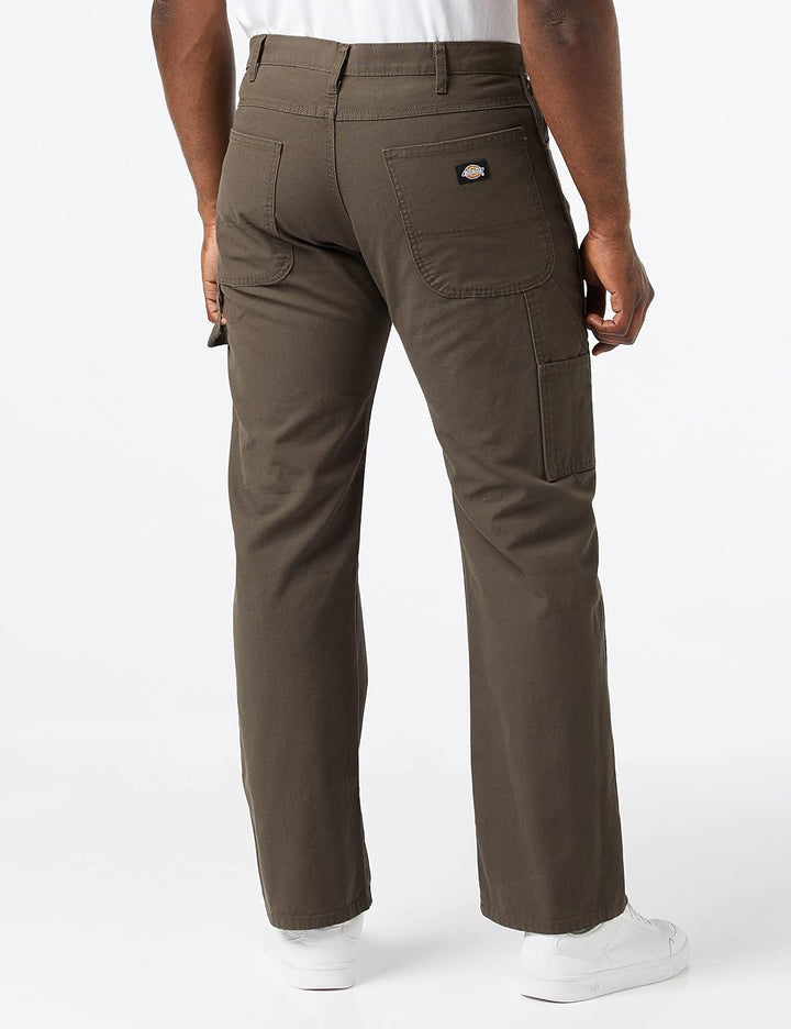 Dickies Herren Leichte Duck Carpenter Jeans mit Gerader Passform Arbeitshose, Black Olive