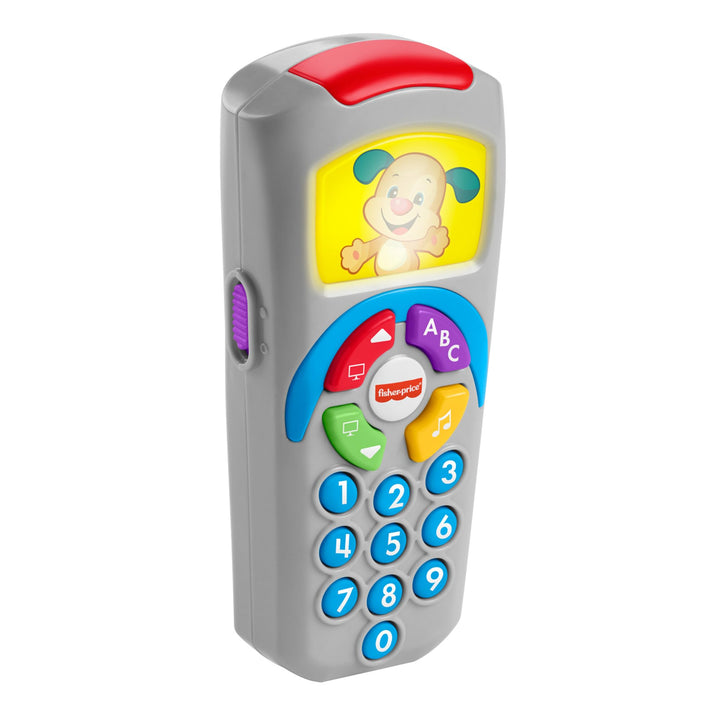 Fisher-Price Lernspass Lernspielzeug für Babys Hündchen-Fernbedienung Spielzeugfernbedienung mit Mus