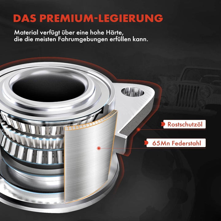 Frankberg 1x Radnabe Radlagersatz Vorne Links oder Rechts Kompatibel mit 3 BM 2.2L Schrägheck 2013-2