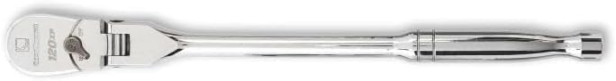 GearWrench 81230P Tropfenförmige 120XP Flexkopf Ratschensatz mit 1/4-Zoll, 3/8-Zoll und 1/2-Zoll-Ant
