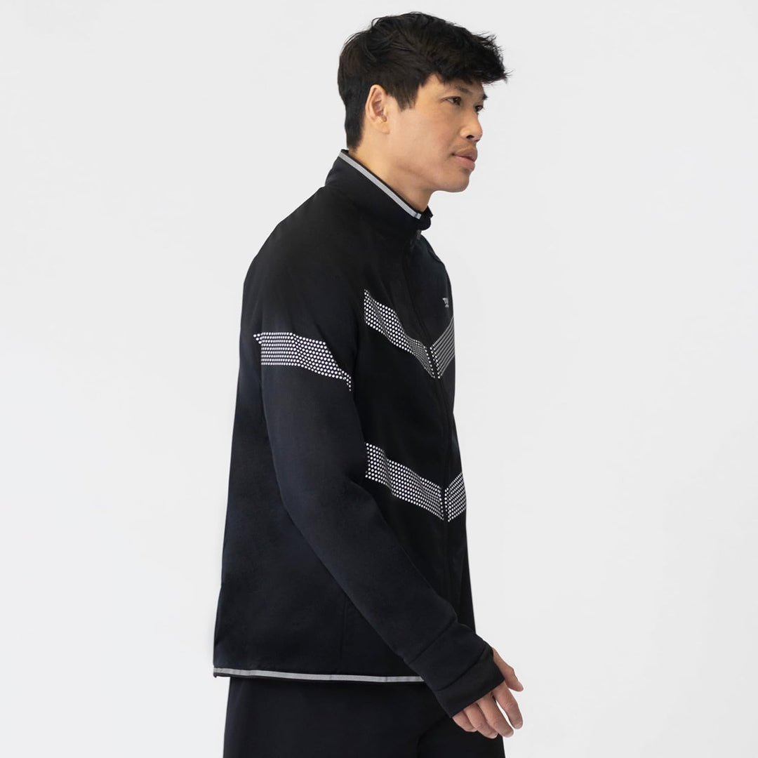 TAO Winddichte Herren Laufjacke | Nachhaltig & fair NOX black L