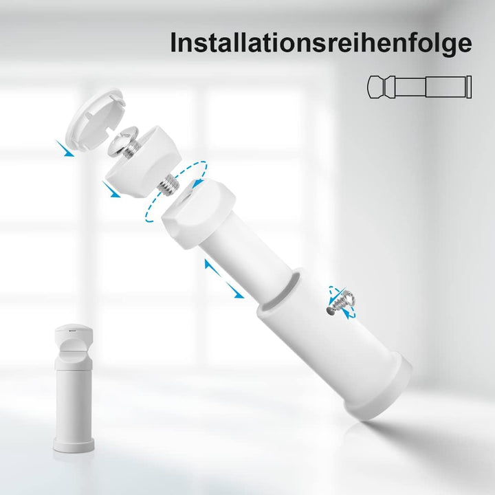 Heilmetz® Halterung für Badheizkörper,Befestigung Satz Montagematerial Aufhängung Halter für Heizkör