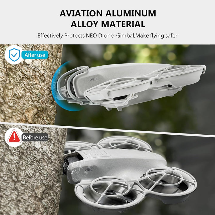 STARTRC Gimbal Bumper Guard für DJI Neo Zubehör, Aluminiumlegierung Antikollisionsschutz Schutzleist