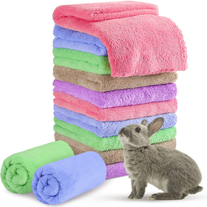 10 Stück Meerschweinchen Decken Fleece Haustier Decken Weiche Meerschweinchen Käfig Einlagen Haustie