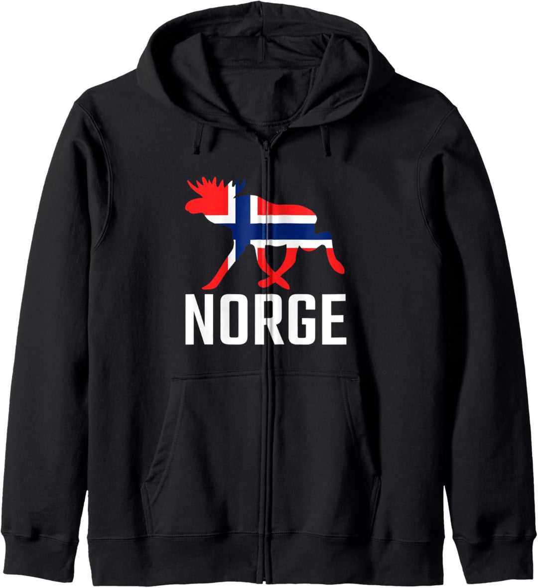 NORGE Elch Norwegen Kapuzenjacke