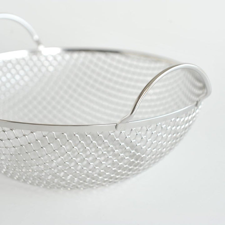 Alessi Obstschale/Sieb aus Edelstahl Fuss aus Aluminium, anthrazit