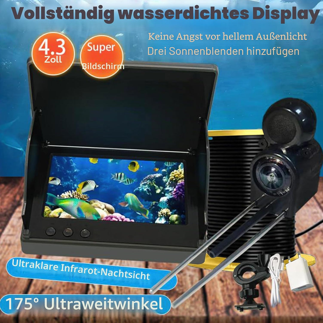 3T6B Fishfinder, Unterwasserkamera Angeln mit wasserdichtes Objektiv, Host IP65 wasserdicht, Weitwin