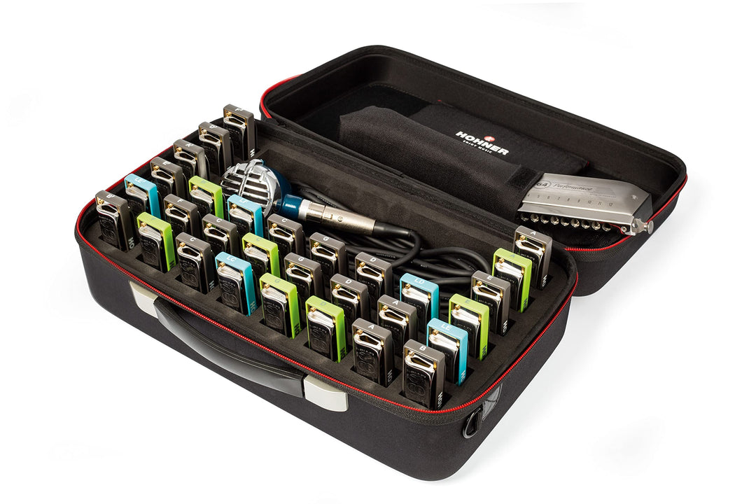 Hohner Mundharmonika, Schwarz (MZ20193) Extra gross, Extra gross