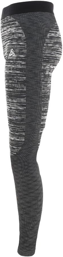 Odlo Herren Leggings Bl Bottom Long Blackcomb Eco S Black - Space Dye, S Black - Space Dye