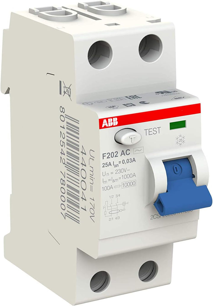 abb-entrelec F200 residencial f202ac Differential – 25 A 30 mA