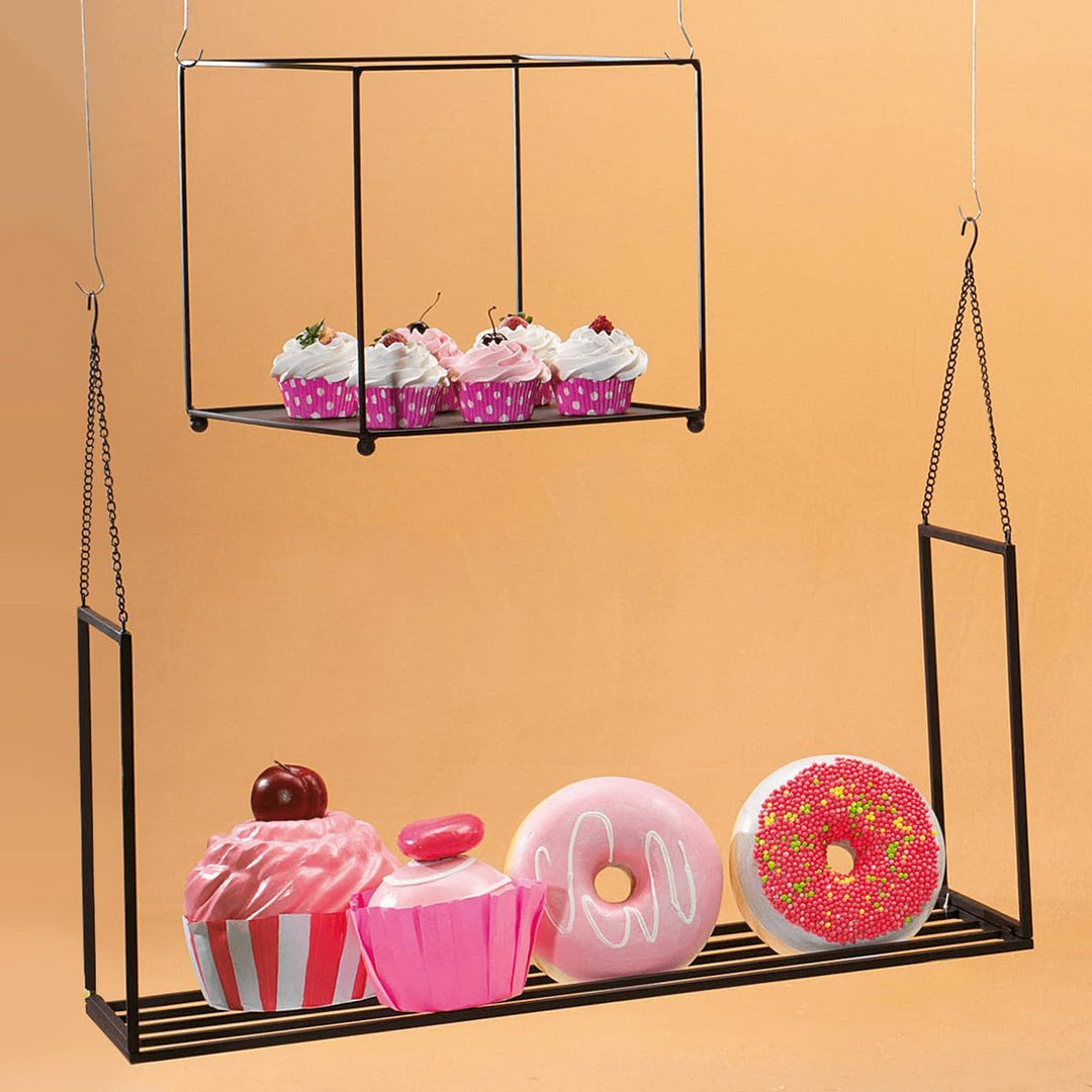 Dekorative Cupcakes Deko-Muffins 3 Stück Lebensmittel-Attrappen 8 cm rosa