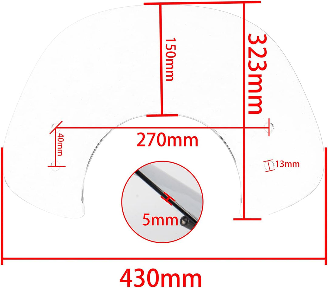 Scooter Windschutzscheibe Flyscreen Deflectors Visier für Vespa Primavera 50 125 150 Primavera 50 Pr